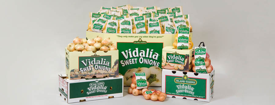 Boxes of Vidalia Sweet Onions